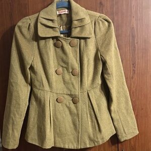 Naranka Double-Breasted Wool Coat